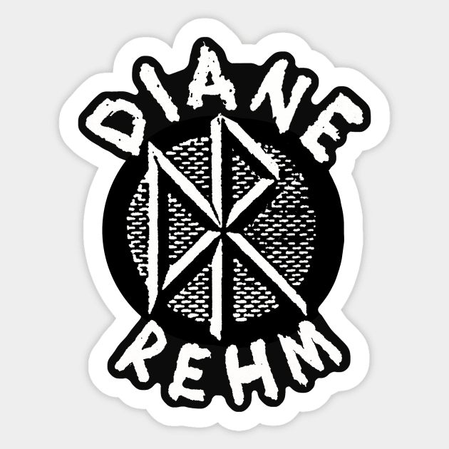 Diane Rehm/Dead Kennedys Mash-Up Sticker by Nobody's Sweetheart